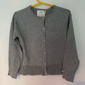 Girls Cardigan with pearl buttons